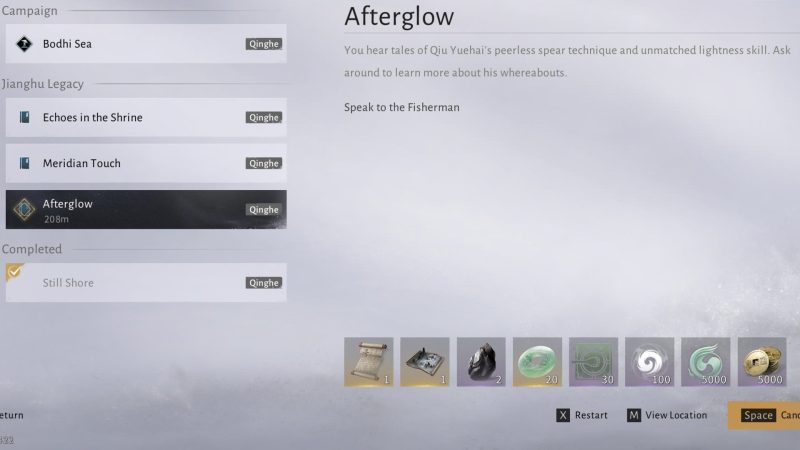 Afterglow Quest Guide: How to Fly a Meteor in Where Winds Meet