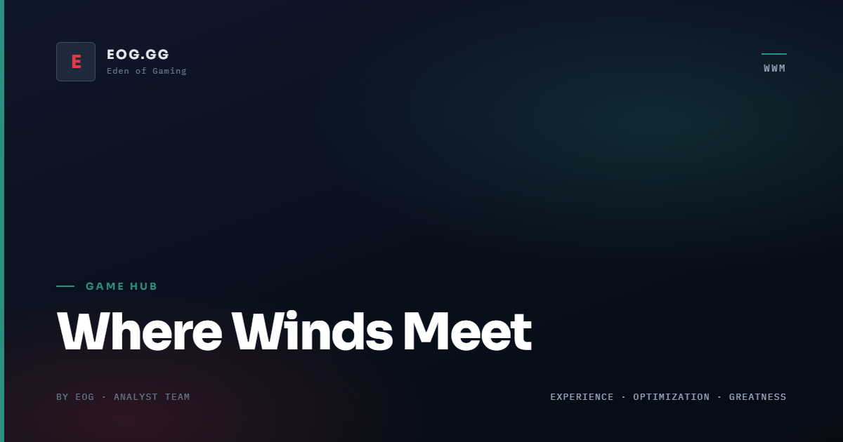 Where Winds Meet Beginner's Guide: First Steps into the Jianghu